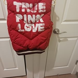 Women's Victoria Secret XS red puffer jacket org price $85 sell now $24
